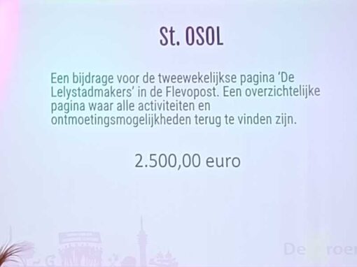 Bijdrage van de Groene Sluis voor de Lelystadmakers